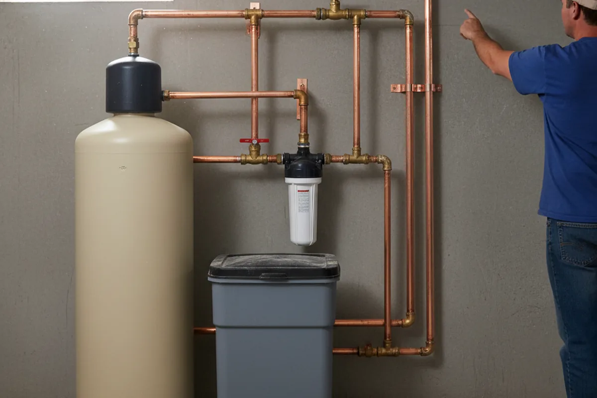 Whole-house water treatment system installed in Dendron